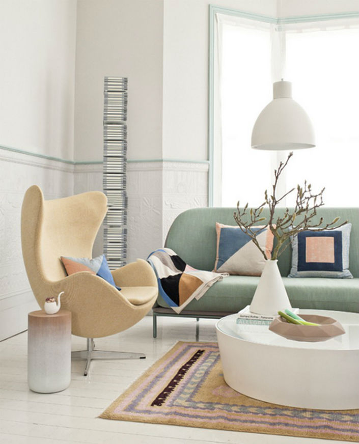 Wing CHAIR OBSESSION PASTEL TONES PALLETTE