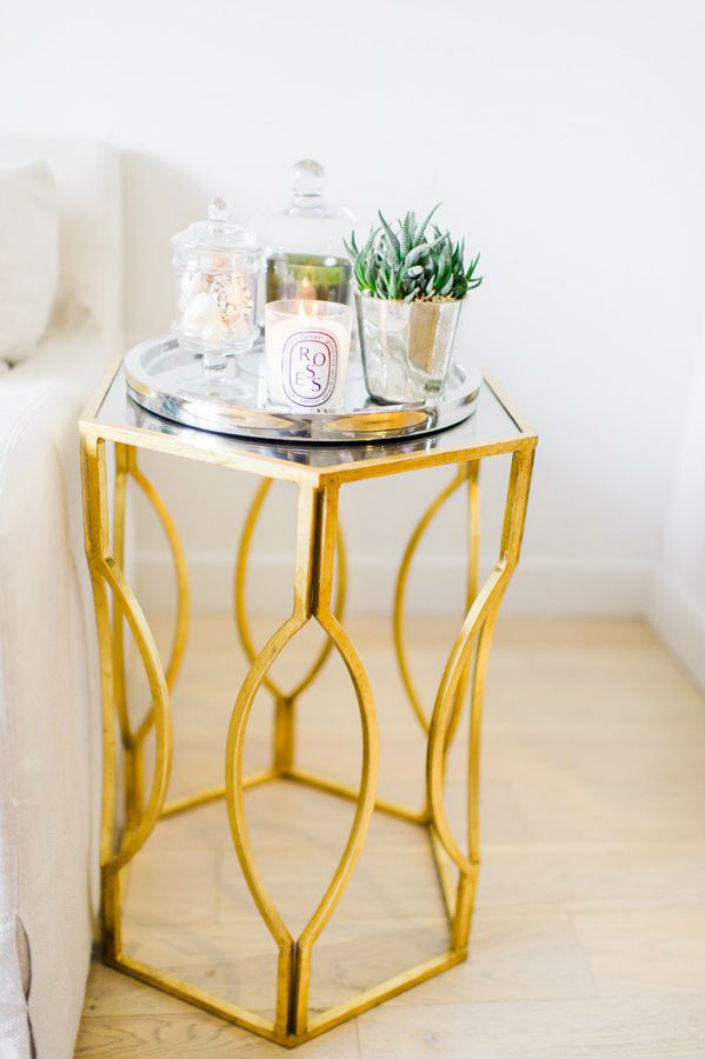 Hotel Furniture 2015 trends: Top 5 gold side tables ideas