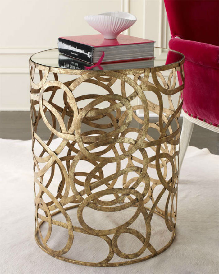 Hotel Furniture 2015 trends: Top 5 (gold side table) ideas