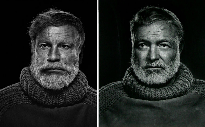 Iconic Portraits recreated by John Malkovich and Sandro Millerr 5