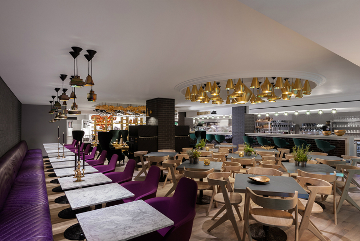 Tom Dixon, Mondrian Hotel, Harrods Café, Royal Academy London