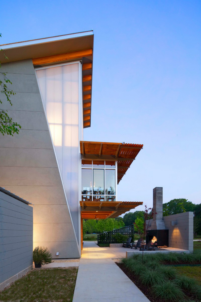 contemporary house, contemporary architecture, pond house, Holly & Smith Architects, architecture, BRABBU