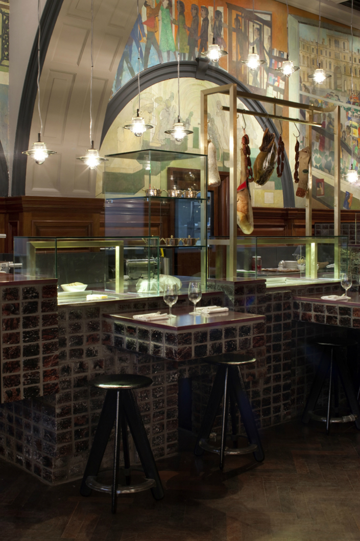 Tom Dixon, Mondrian Hotel, Harrods Café, Royal Academy London