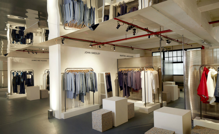 FROM THE CATWALK TO THE GLAMOROUS CAR PARK SHOWROOM BY DAVID COLLINS