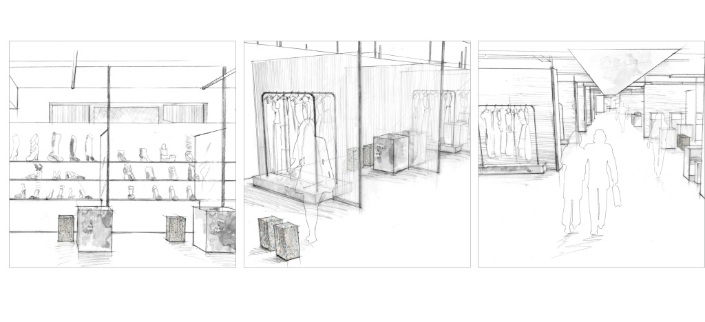 FROM THE CATWALK TO THE GLAMOROUS CAR PARK SHOWROOM BY DAVID COLLINS studio