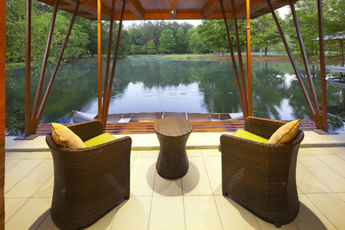 contemporary house, contemporary architecture, pond house, Holly & Smith Architects, architecture, BRABBU