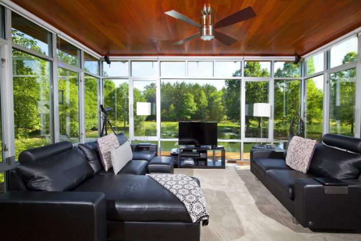 contemporary house, contemporary architecture, pond house, Holly & Smith Architects, architecture, BRABBU
