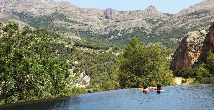 A resort in the middle of the Spanish mountains