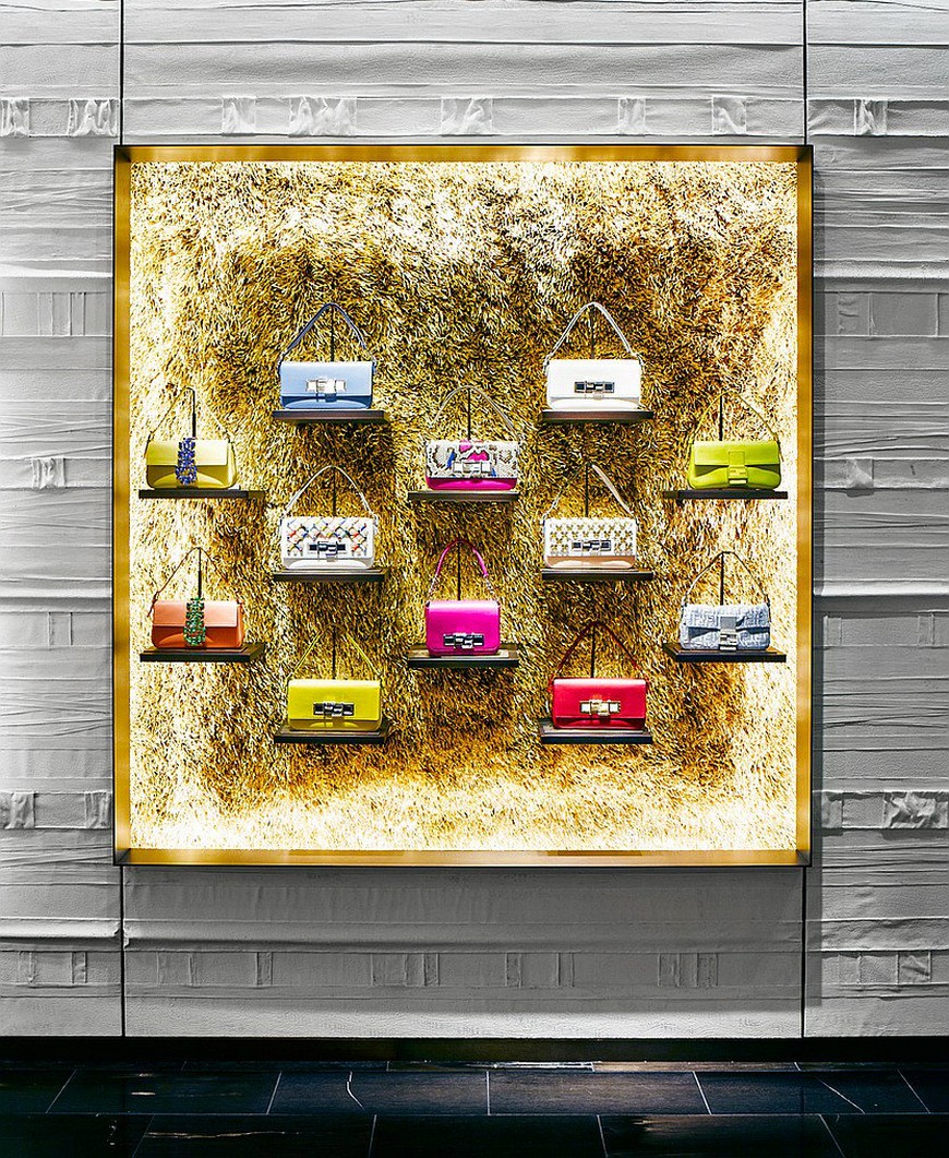 Shopping in NYC Peter Marino's italian style in FENDI store
