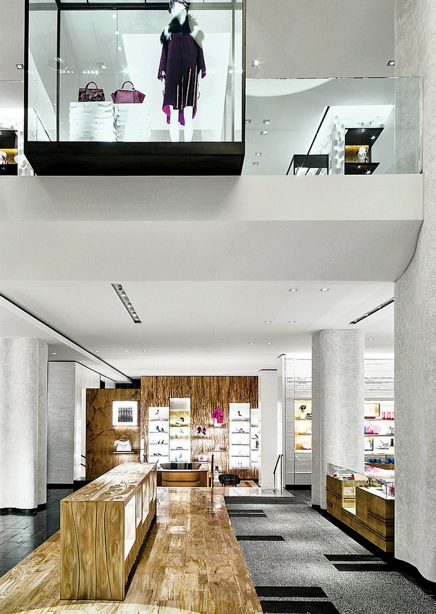 Shopping in NYC Peter Marino's italian style in FENDI store