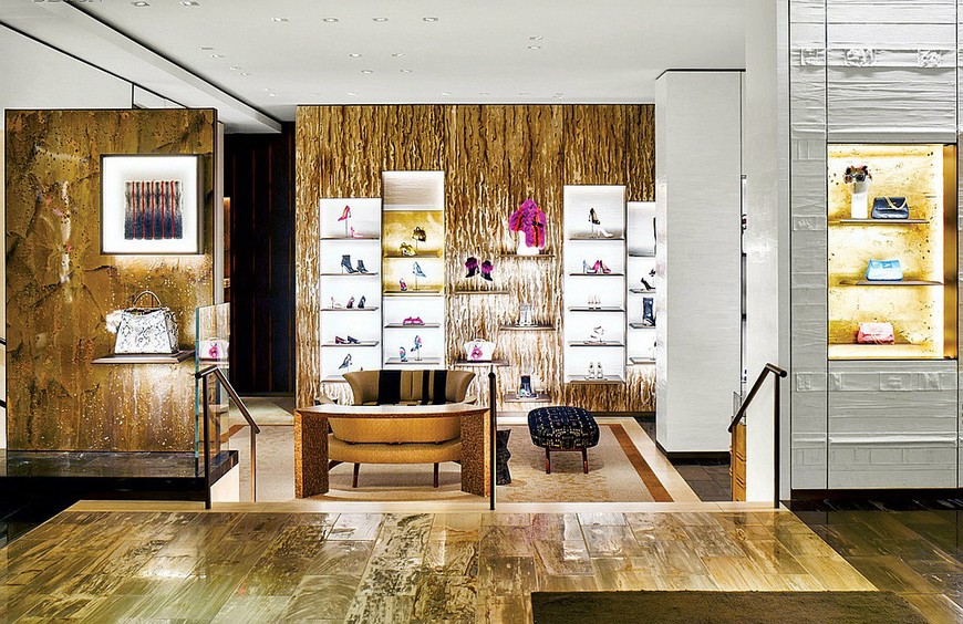 Shopping in NYC Peter Marino's italian style in FENDI store