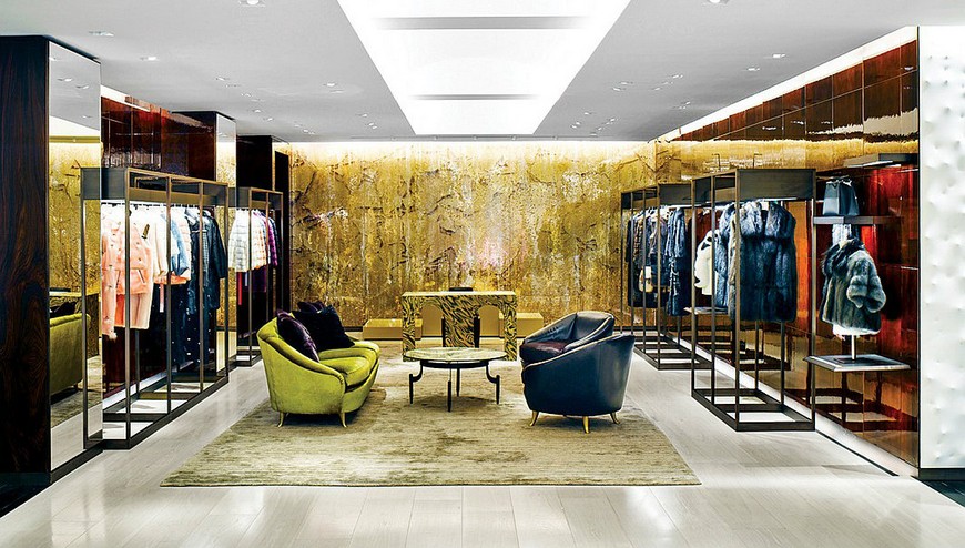 Shopping in NYC Peter Marino's italian style in FENDI store