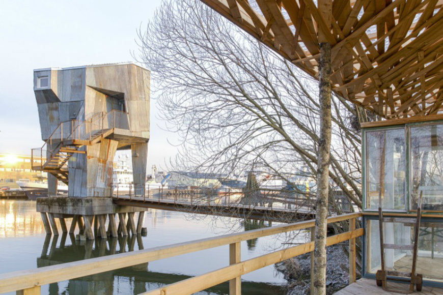 This is a sauna in Gothenburg