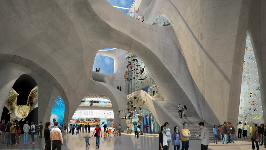 Studio Gang, Museum of Natural History, New York, architecture, nature inspiration, arches national park, Jeanne Gang, geologically-inspired, innovation