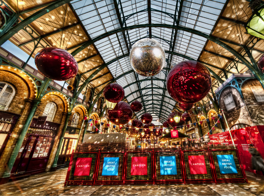 ondon Christmas Shopping Itinerary, where to go Apple Market