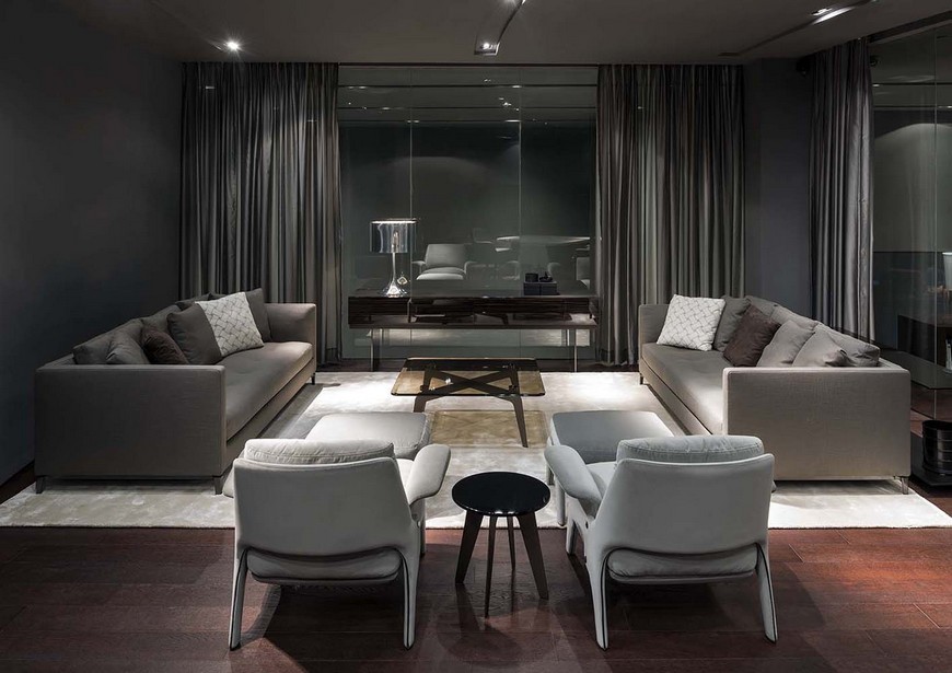 Minotti new showroom at Shanghai by Domus Tiandi