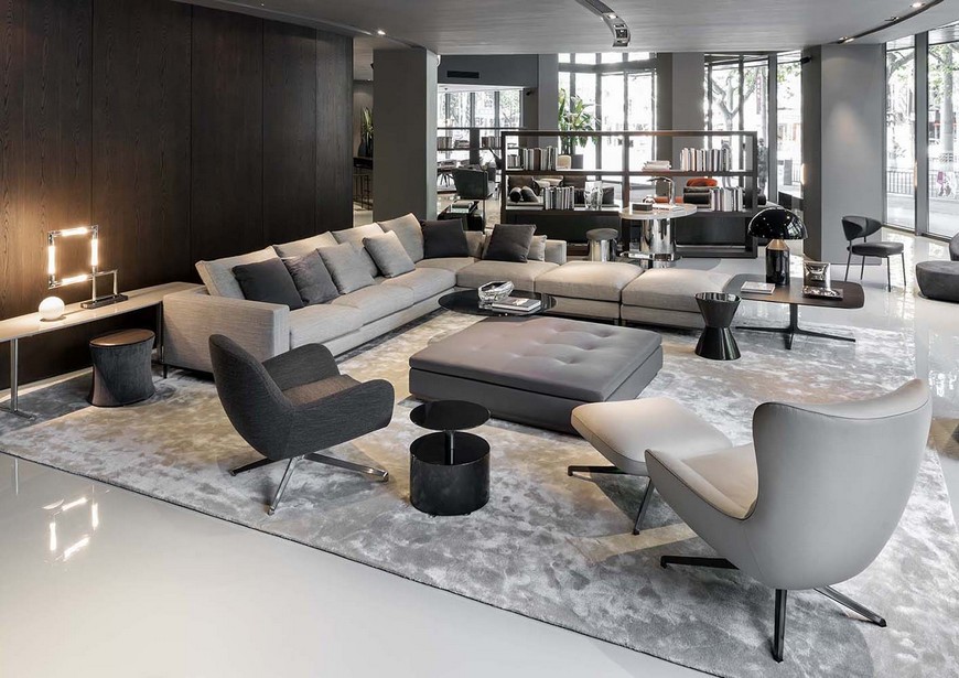 Minotti new showroom at Shanghai by Domus Tiandi