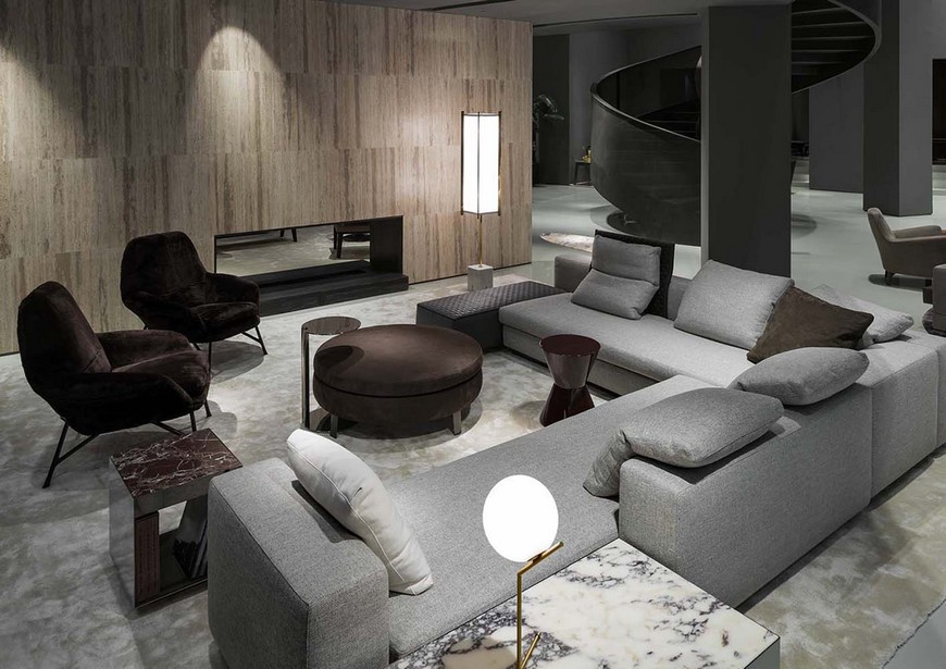 Minotti new showroom at Shanghai by Domus Tiandi