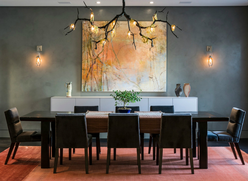 Modern dining room design chairs