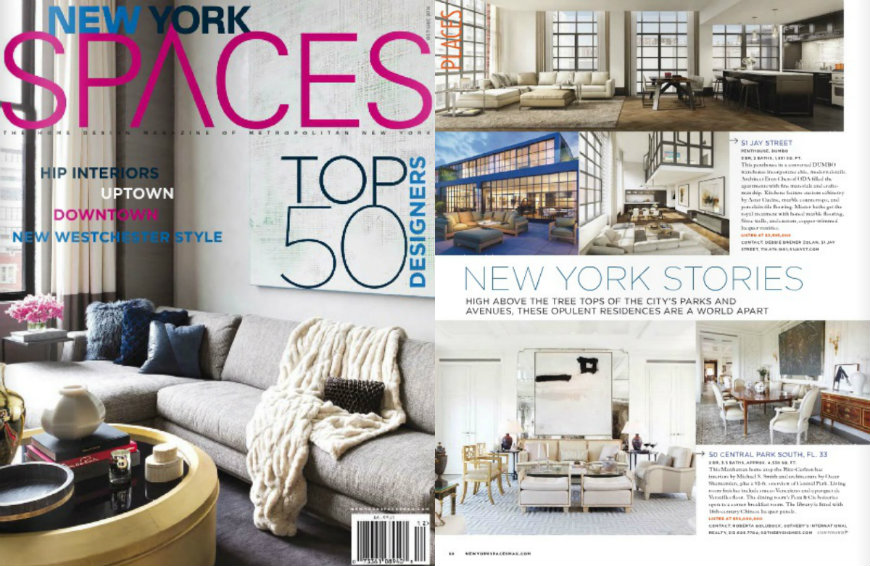The best 5 USA interior design magazines New York Spaces Magazine December 2015
