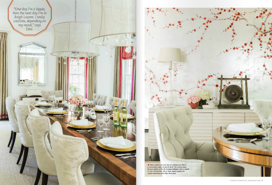 The best 5 USA interior design magazines New England Home December 2015