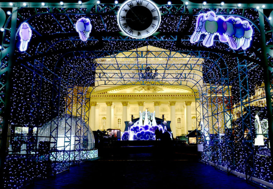 How is Christmas celebrated in Russia