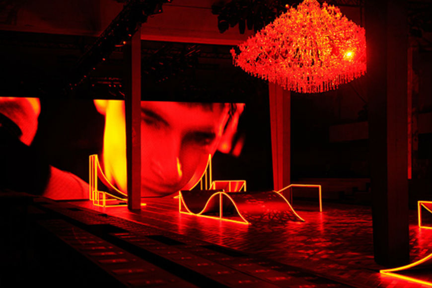 Winter 2016-2017 dior fashion show floor cover