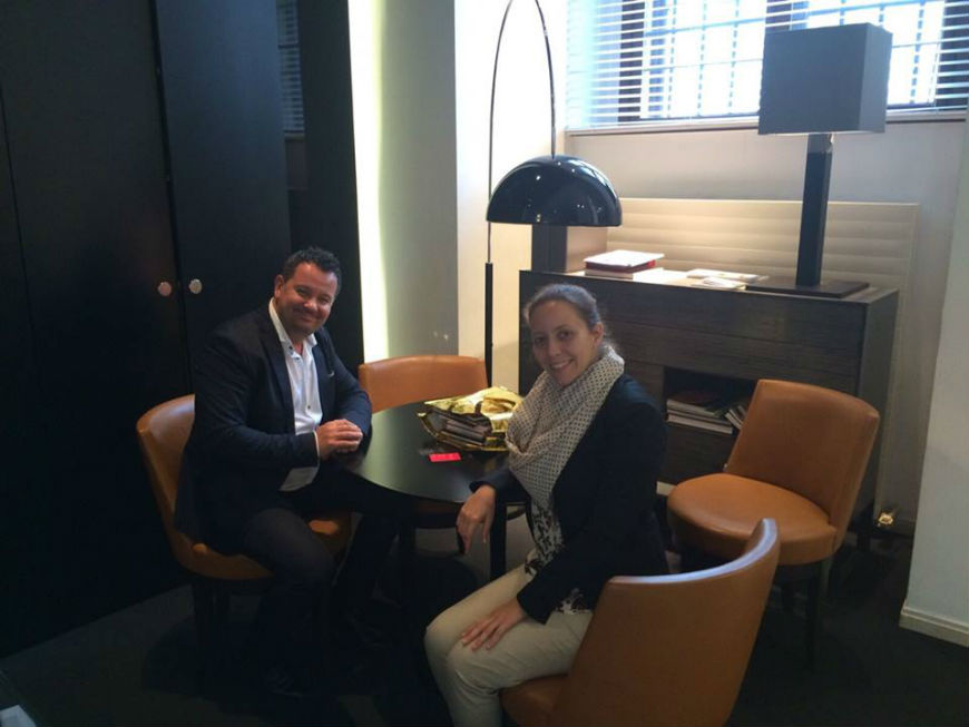 World Travel brabbu team visit interior designers and architects at Viena