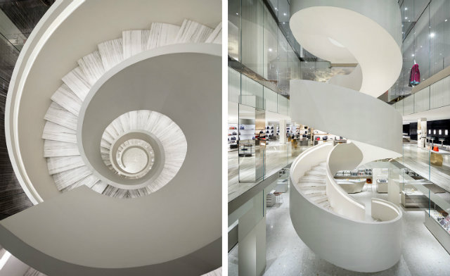 4. Spiral Staircase Barneys New York