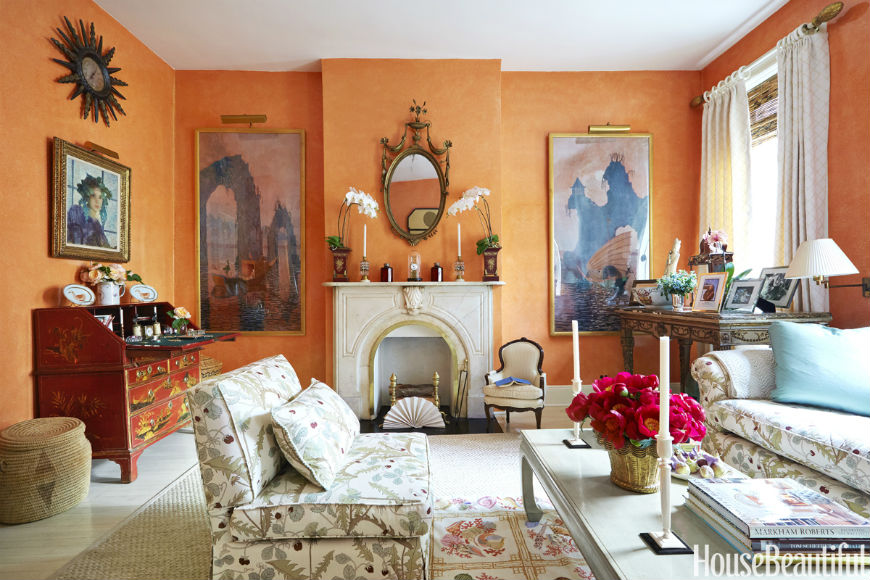 Living room colors bring a feeling of nature into it 4
