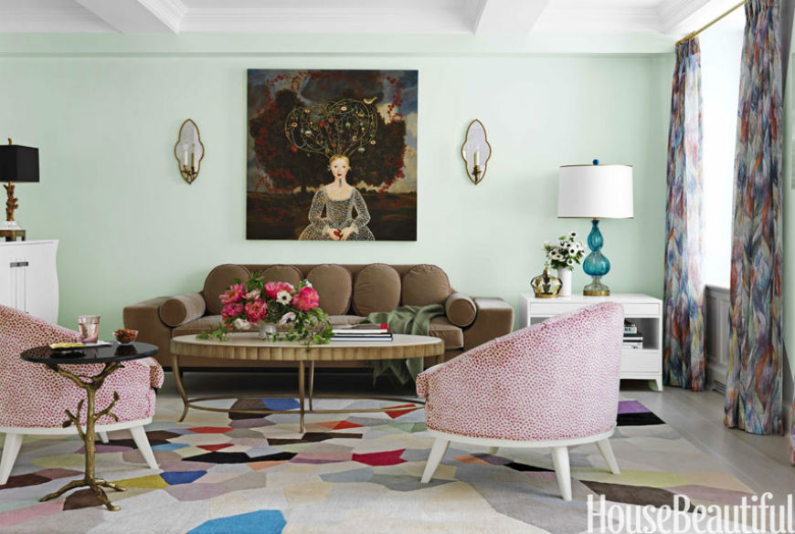 Living room colors bring a feeling of nature into it 5