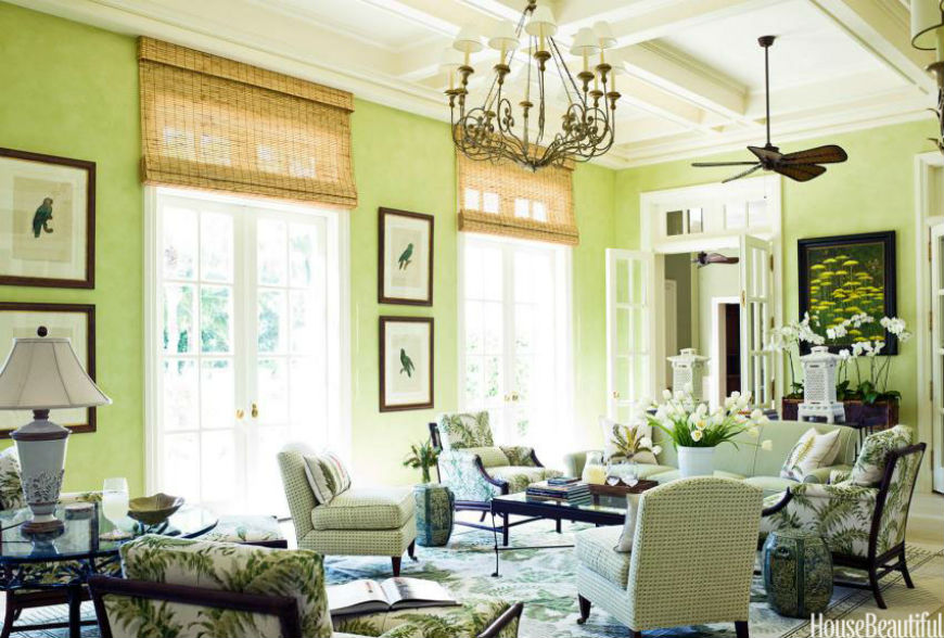 Living room bring a feeling of nature into it 7