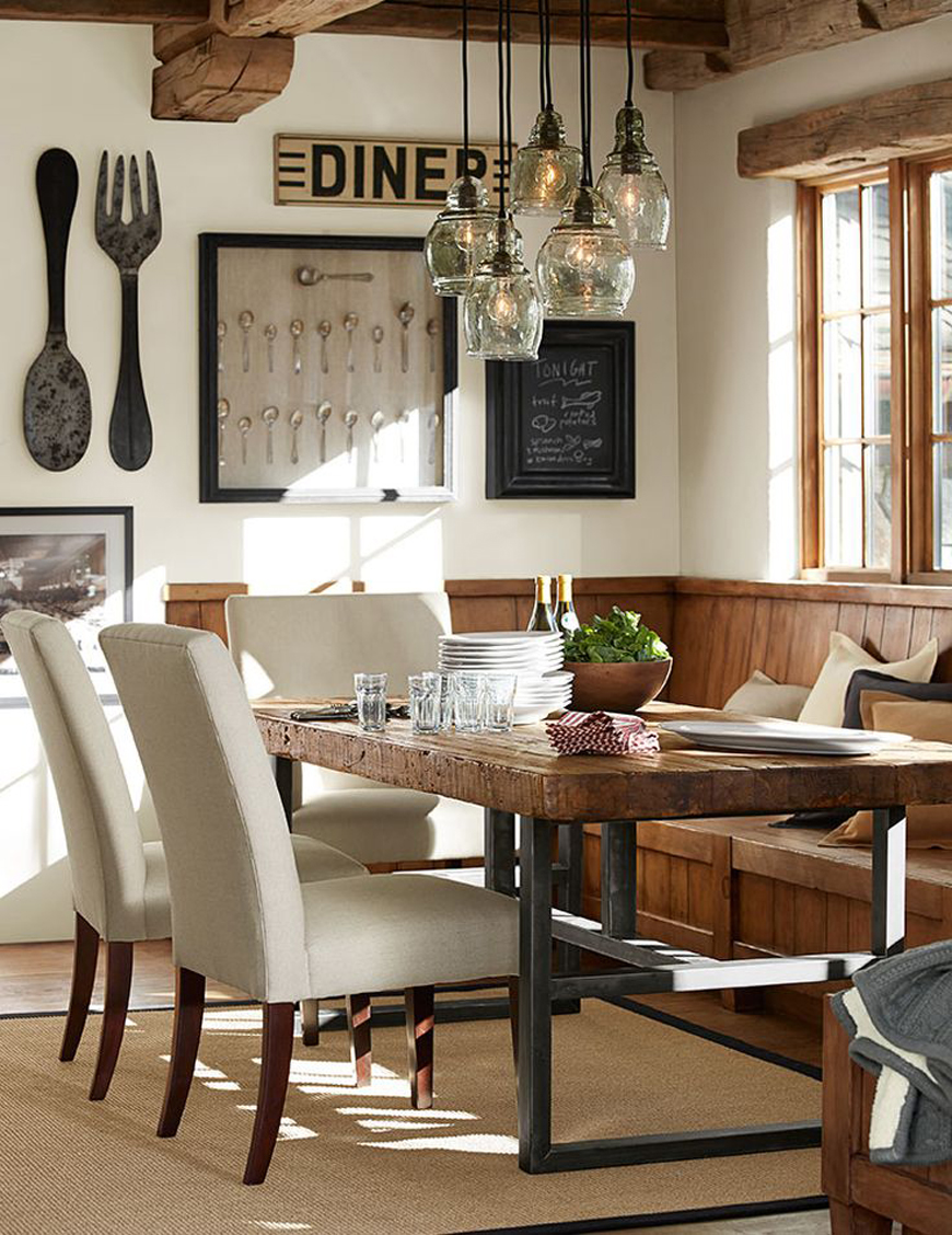 10 Rustic dining room ideas