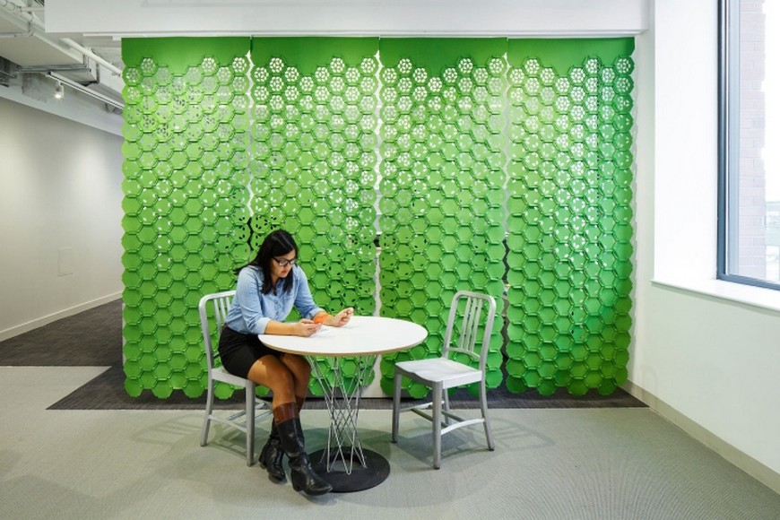 Original wallcovering by Gensler 