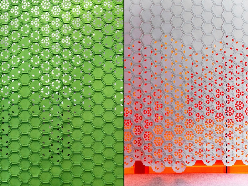 Original wallcovering by Gensler