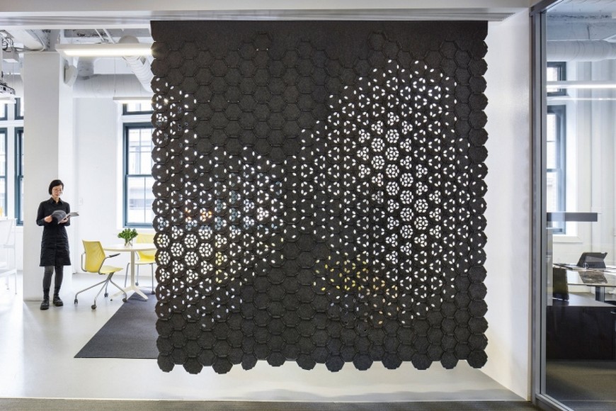 Original wallcovering by Gensler