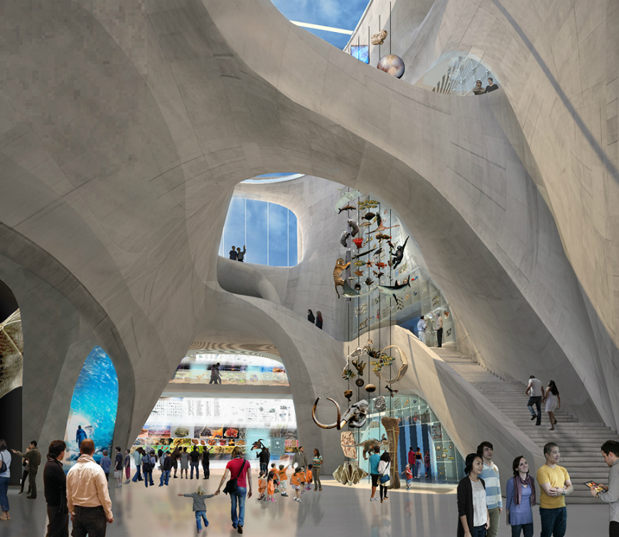 Studio Gang, Museum of Natural History, New York, architecture, nature inspiration, arches national park, Jeanne Gang, geologically-inspired, innovation