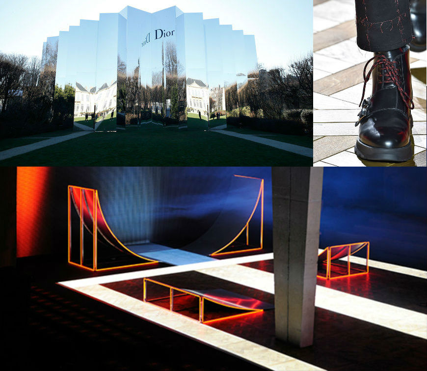 Dior Winter 2016-2017 fashion show floor cover