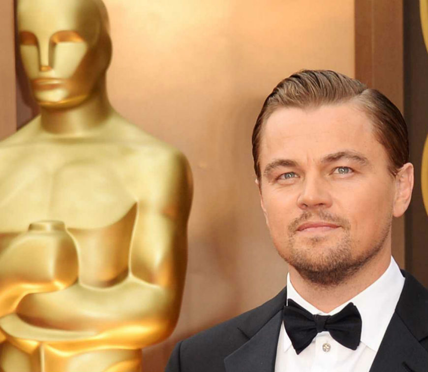 Oscars 2016 Leonardo Dicaprio Wins Best Actor Award with The Revenant cover