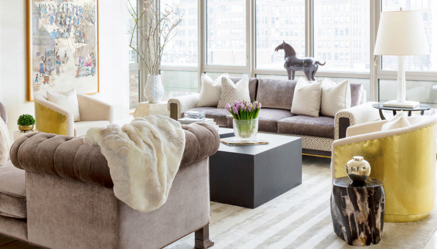 The Most Glamorous Living Room Ideas by Carlyle Designs
