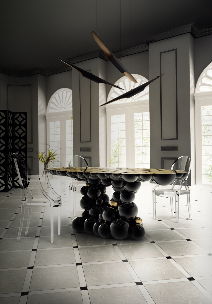 Dining tables inspirations for your interior design - Boca do Lobo - Newton dining table