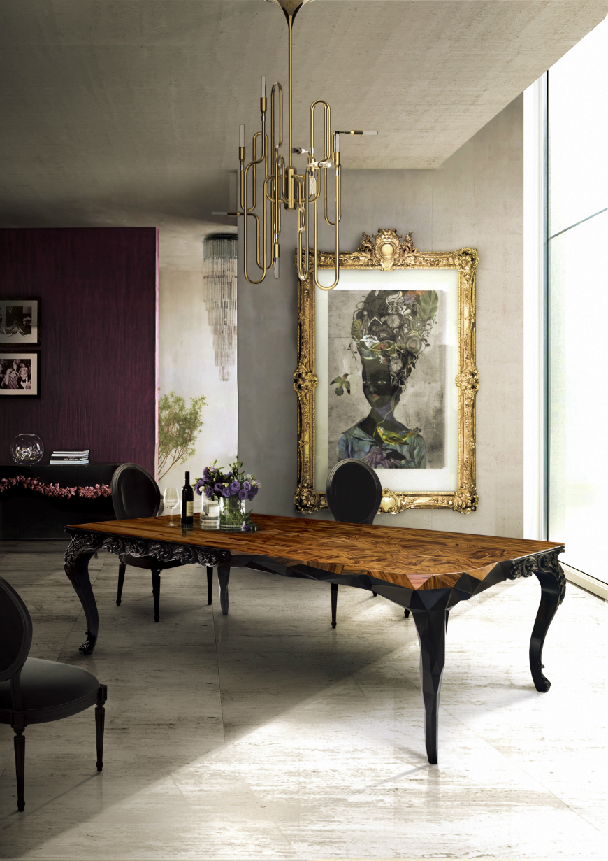 Dining tables inspirations for your interior design - Boca do Lobo - Royal dining table