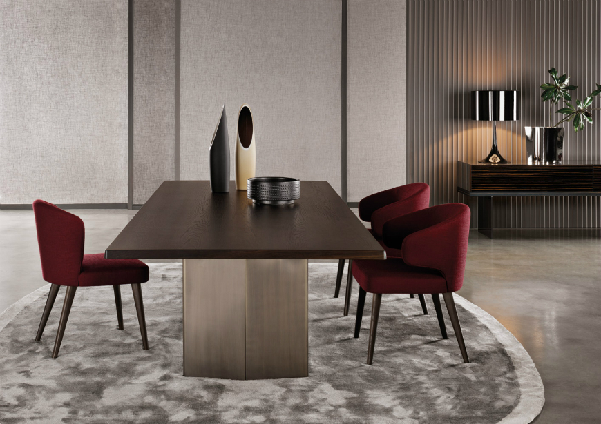 Dining tables inspirations for your interior design - Minotti – Aston dining table