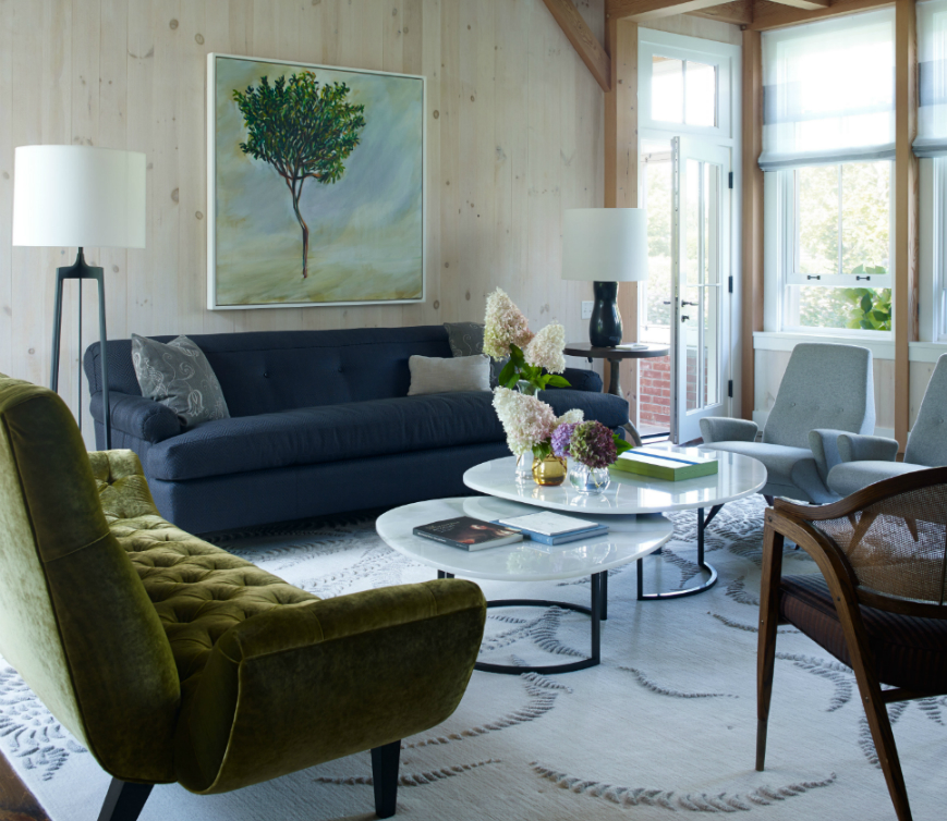Spectacular Living Room Ideas by Ike Kligerman Barkley Hamptons Home CAPA
