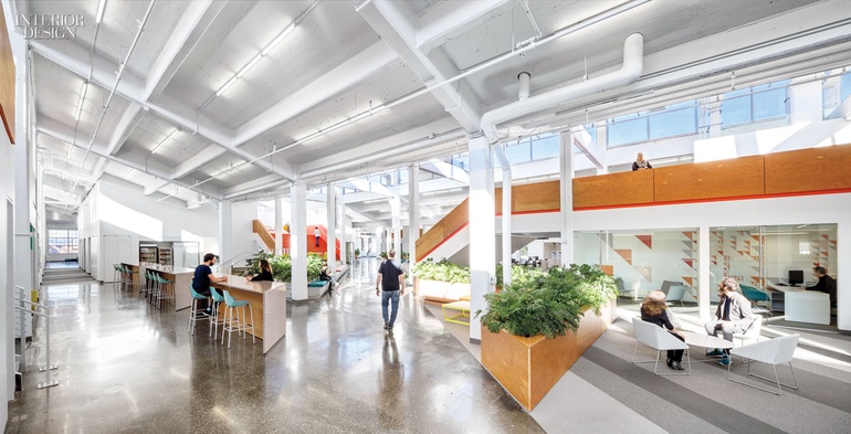 Interior Design Magazine Presents us 6 Forward-Thinking Offices