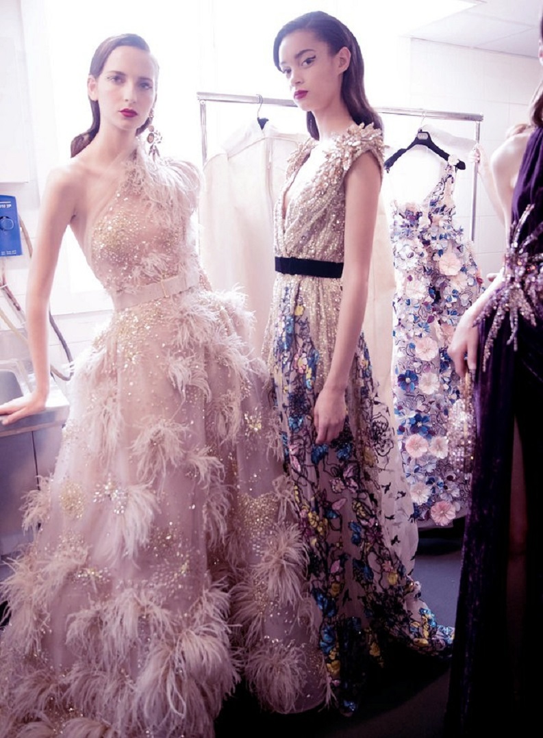 Fashion Week Elie Saab Backstage at Couture Fall 2016