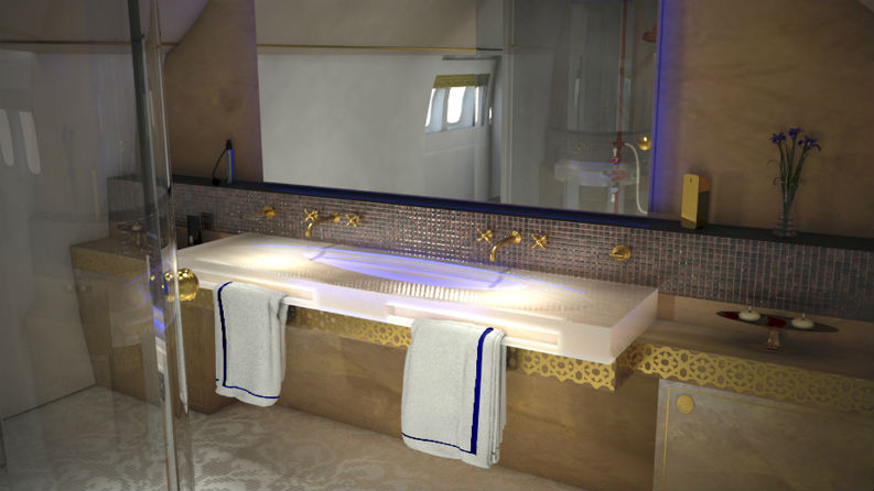 Private Jets Modern interior design Luxury Interiors Flying On The Air