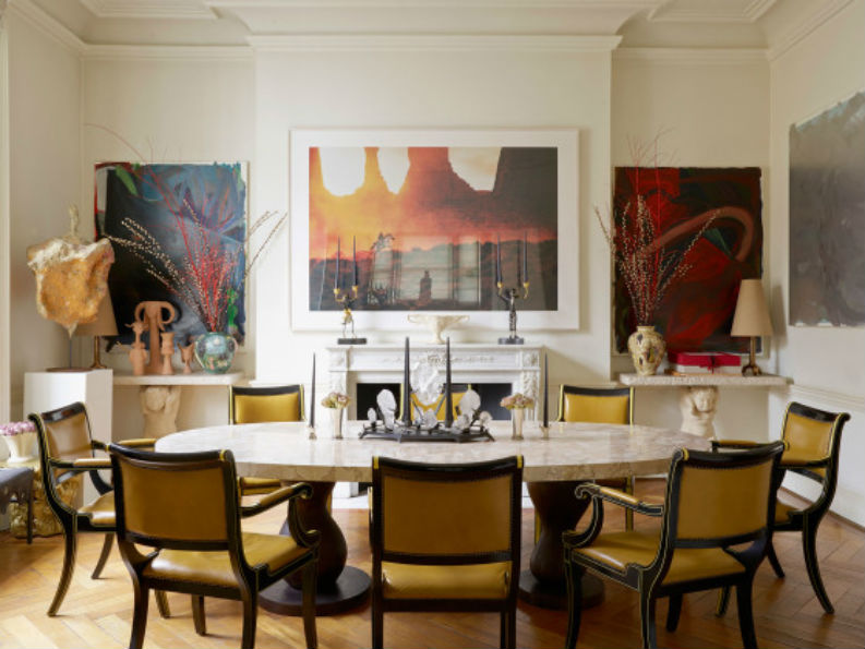 Dining table and classic upholstery - Francis Sultana