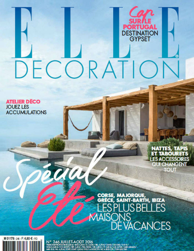 Best interior design magazines: ELLE Décoration Juillet-Août 2016