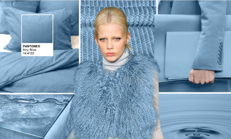 Pantone fashion colour: fabrics for fall 2016: Air Blue - Pantone 14-4122